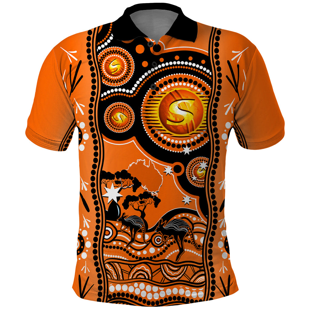 perth-scorchers-cricket-polo-shirt-happy-australia-day-aboriginal-art