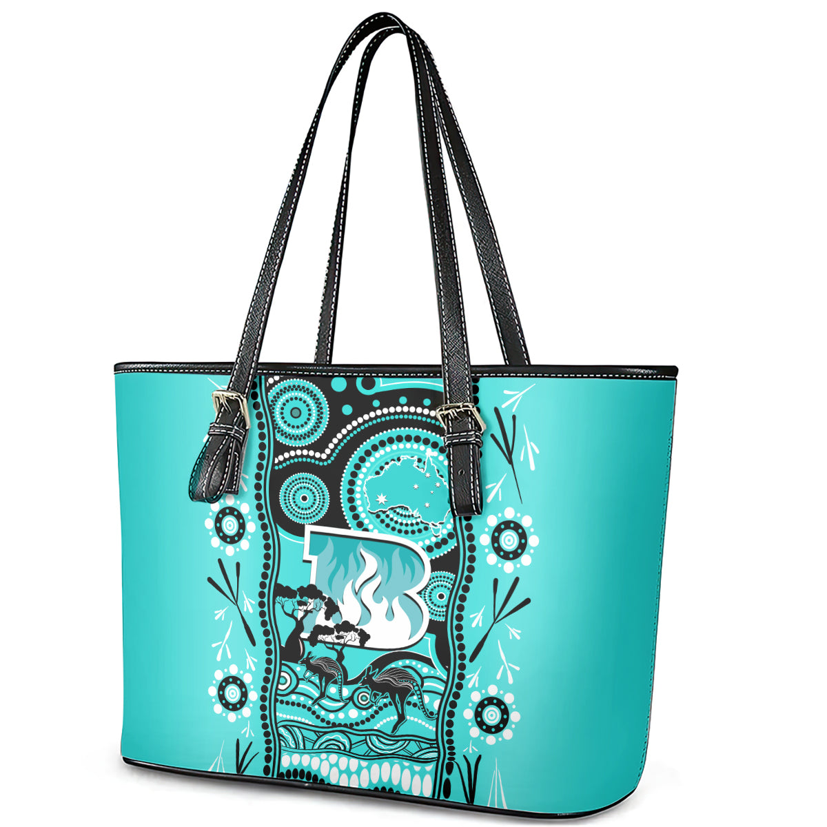 brisbane-heat-cricket-leather-tote-bag-happy-australia-day-aboriginal-art