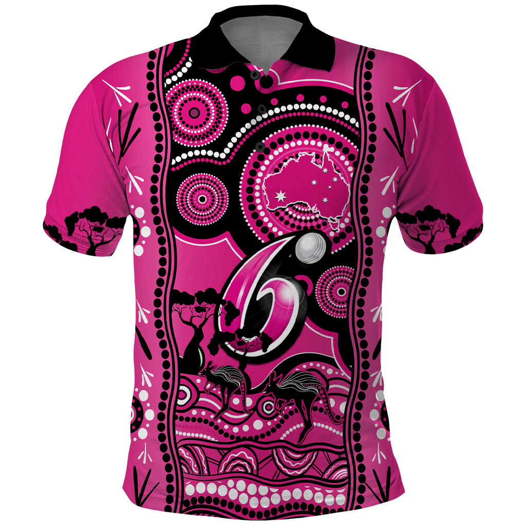 sydney-sixers-cricket-polo-shirt-happy-australia-day-aboriginal-art