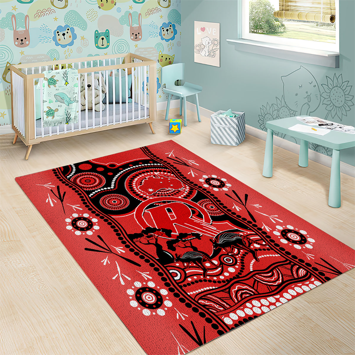 melbourne-renegades-cricket-area-rug-happy-australia-day-aboriginal-art