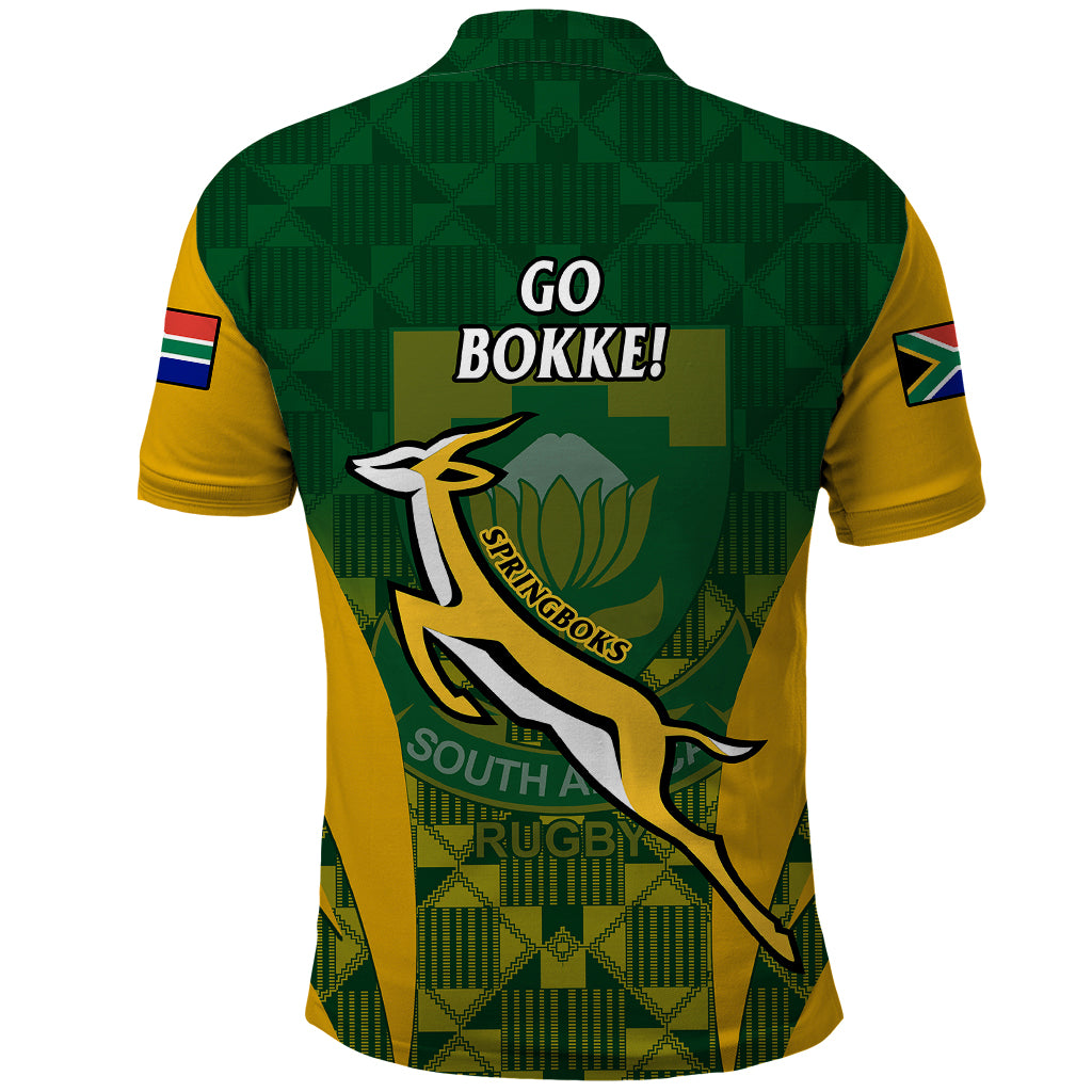 south-africa-rugby-polo-shirt-go-springboks-kente-pattern-with-bokke