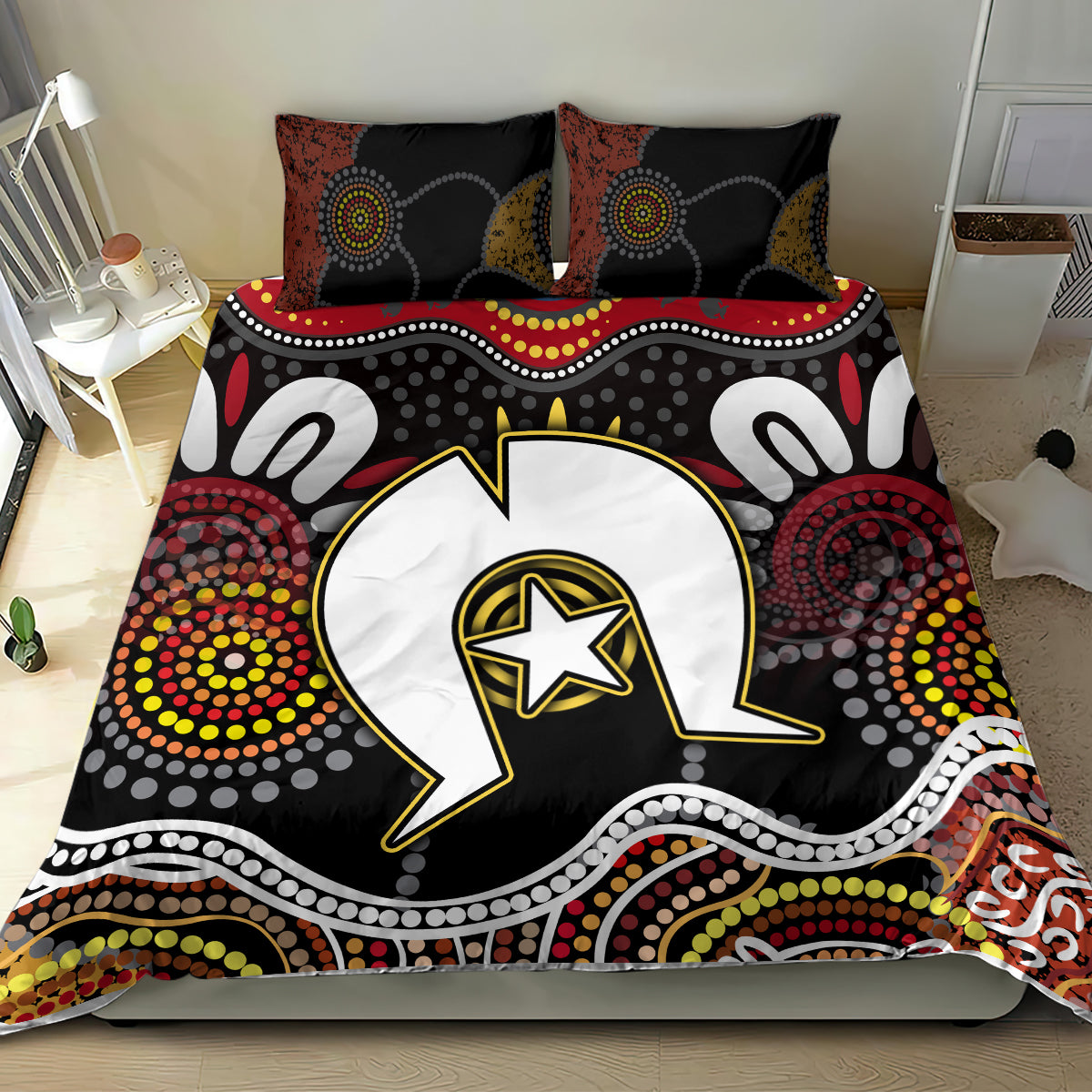 Torest Trait Islands Mix Aboriginal Pattern Bedding Set