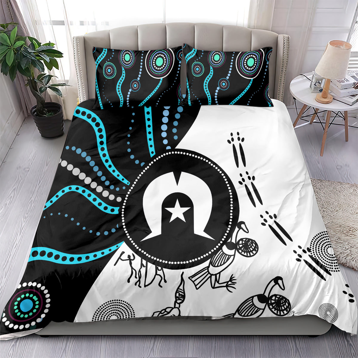 Aboriginal Pattern Torest  Strait Island Bedding Set