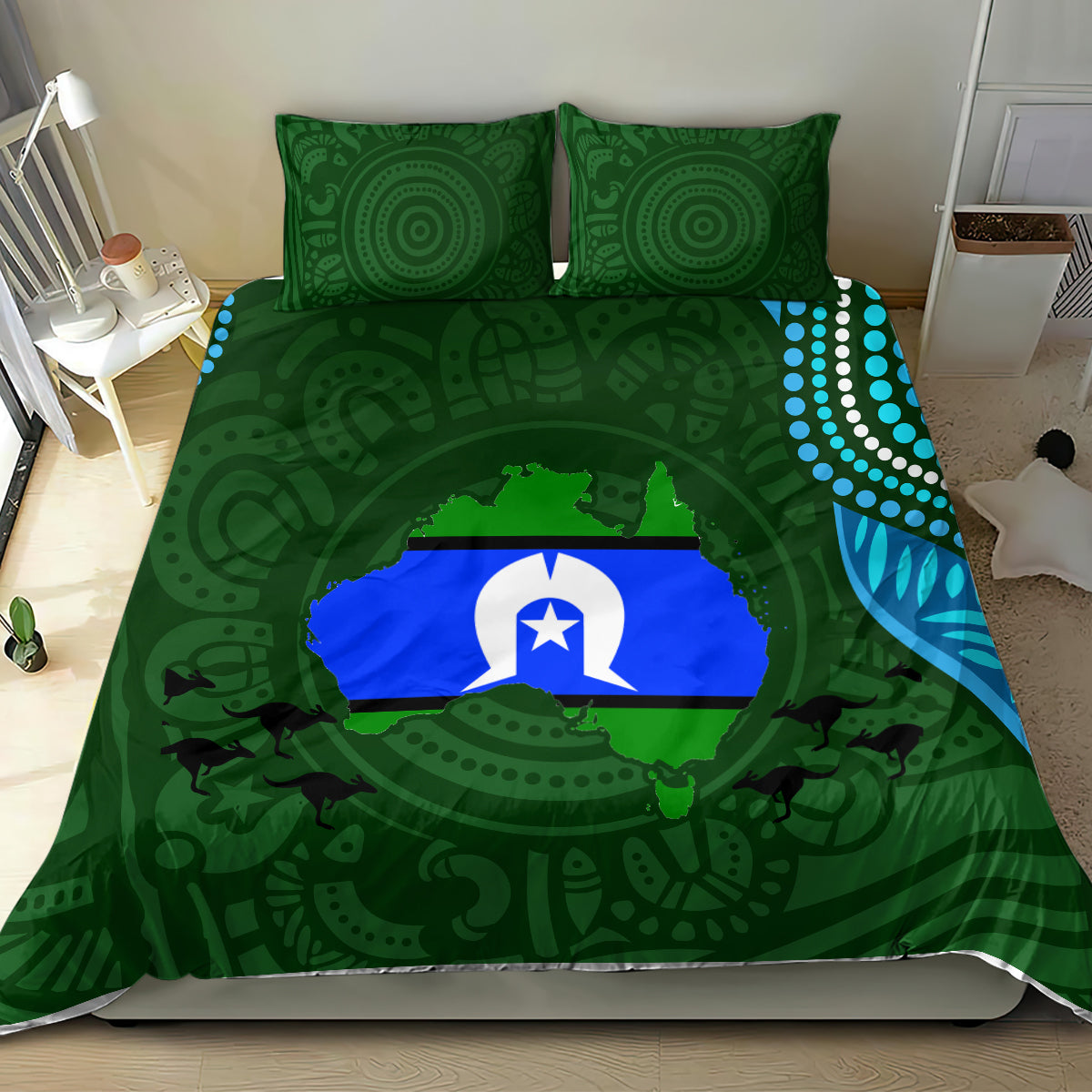 Torest Trait Islands Mix Aboriginal Pattern Bedding Set