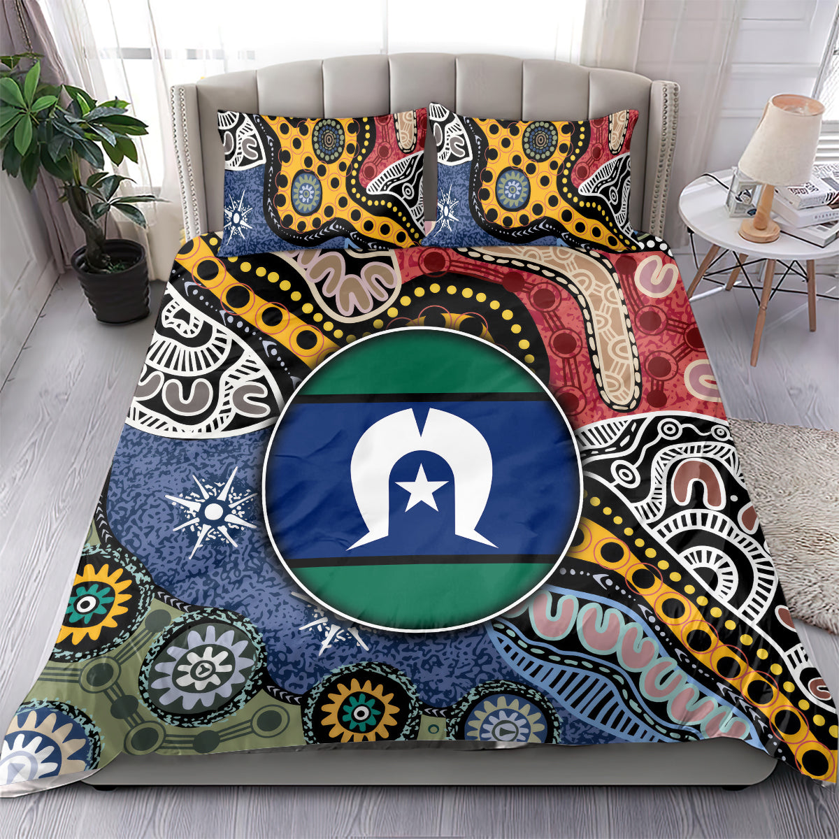 Torest Trait Islands Mix Aboriginal Pattern Bedding Set