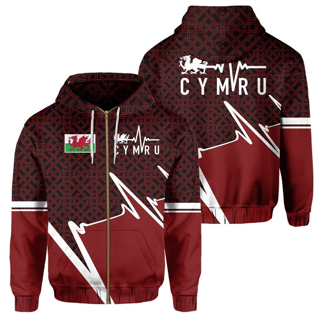 wales-zip-hoodie-cymru-in-my-heartbeat-red-ver