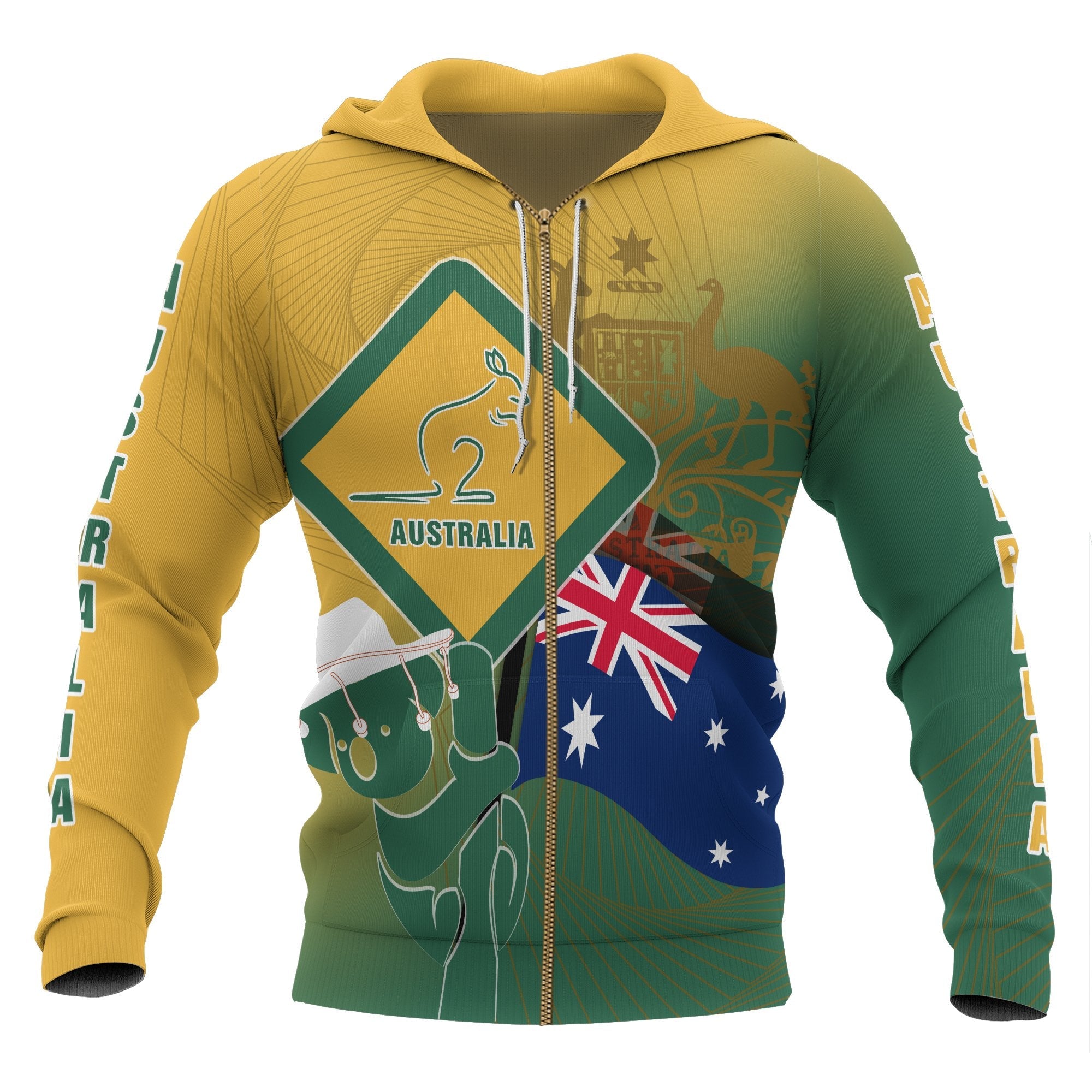 zip-up-hoodie-aus-flag-and-coat-of-arms-hoodie-kangaroo-and-koala-sign