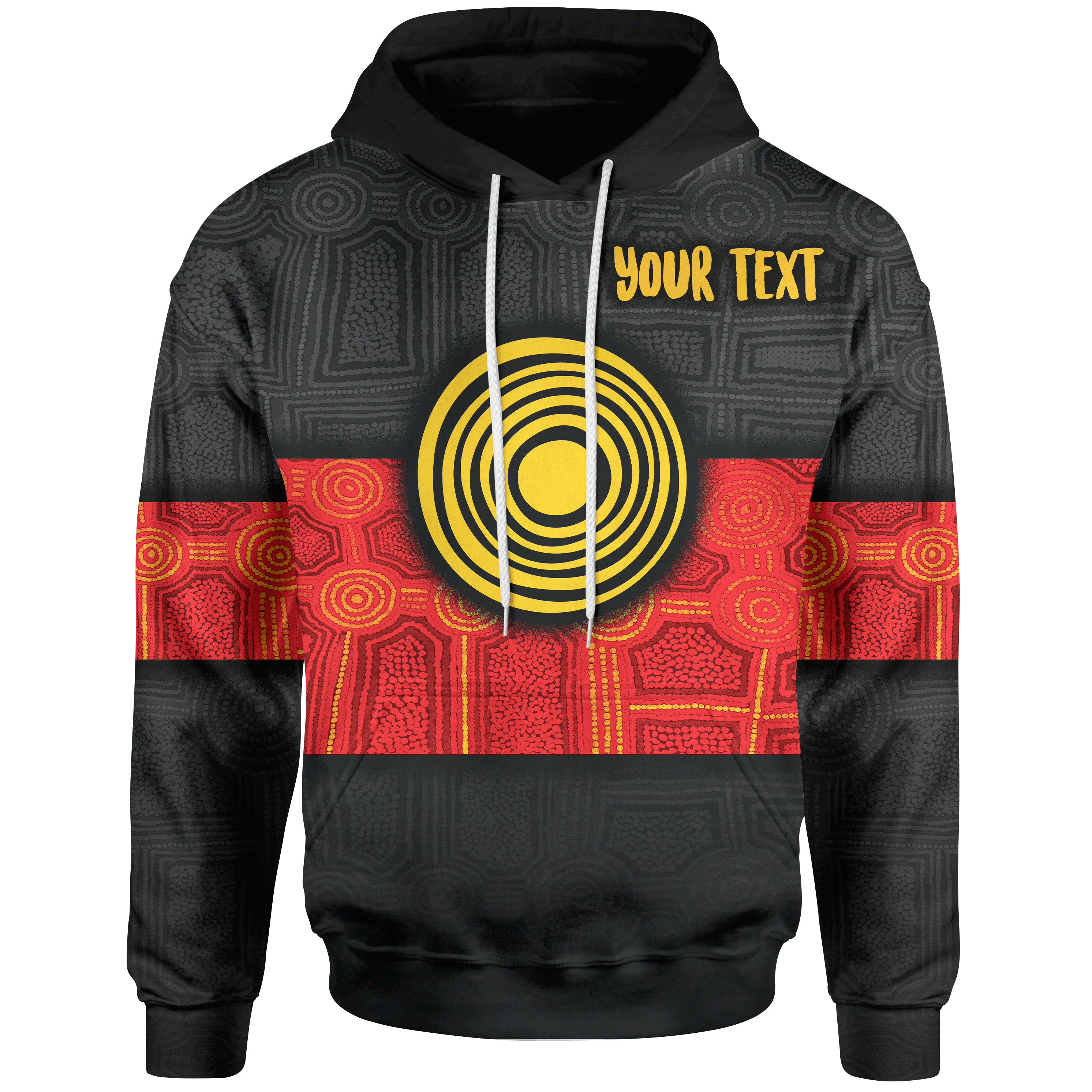 personalised-aboriginal-hoodie-aussie-indigenous-flag