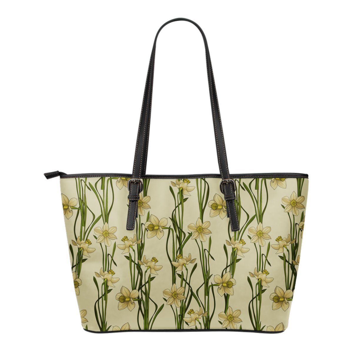 wales-daffodil-pattern-small-leather-tote-bag