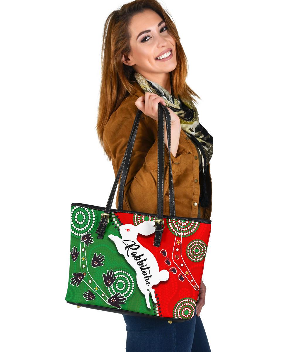 rabbitohs-forever-small-leather-tote-bag-indigenous