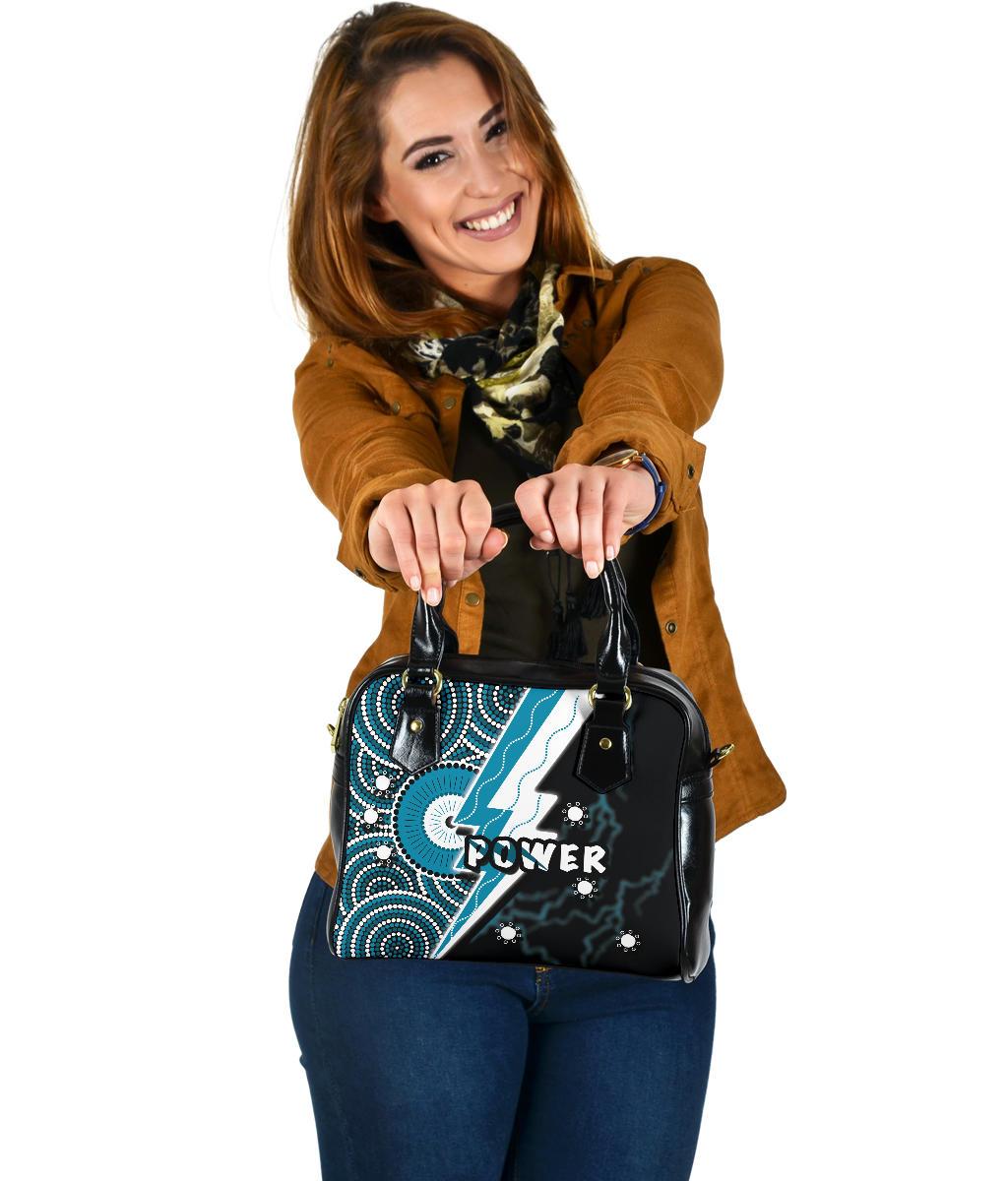 Power Shoulder Handbag Thunda Port Adelaide - Vibe Hoodie