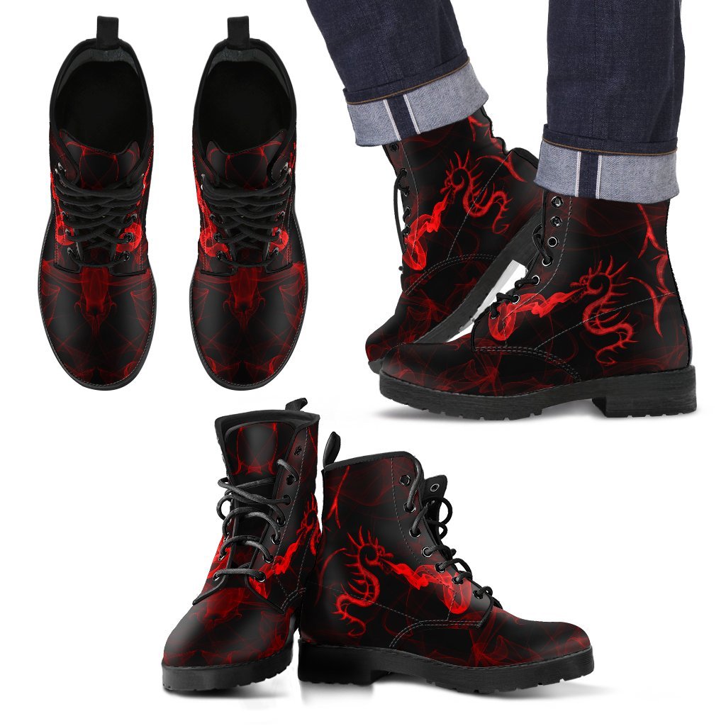 wales-leather-boots-welsh-dragon