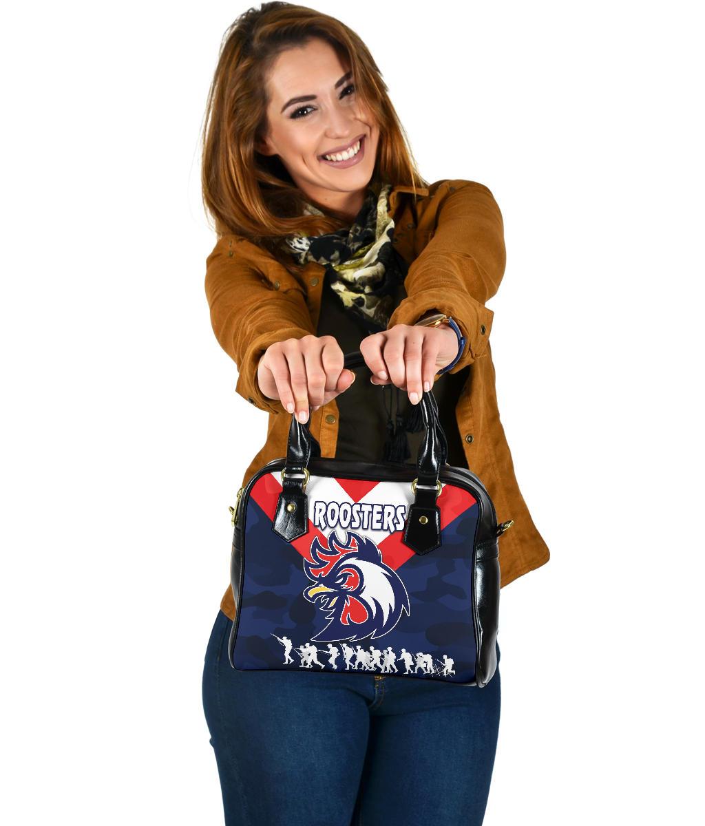 Sydney Shoulder Handbag Roosters Anzac Style - Vibe Hoodie