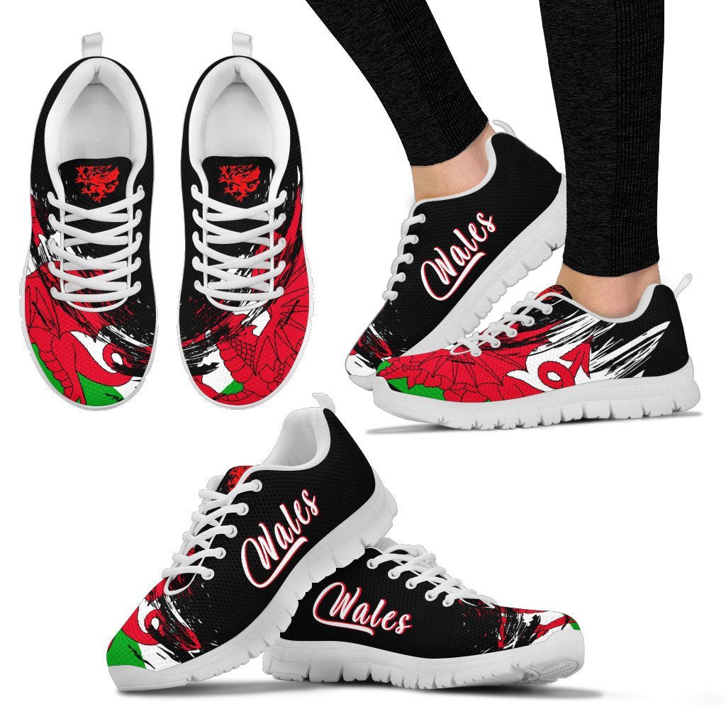 wales-flag-sneakers-art-style