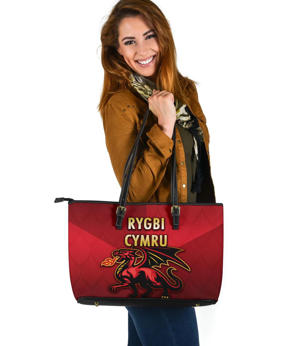 wales-rugby-large-leather-tote-bag-simple-style