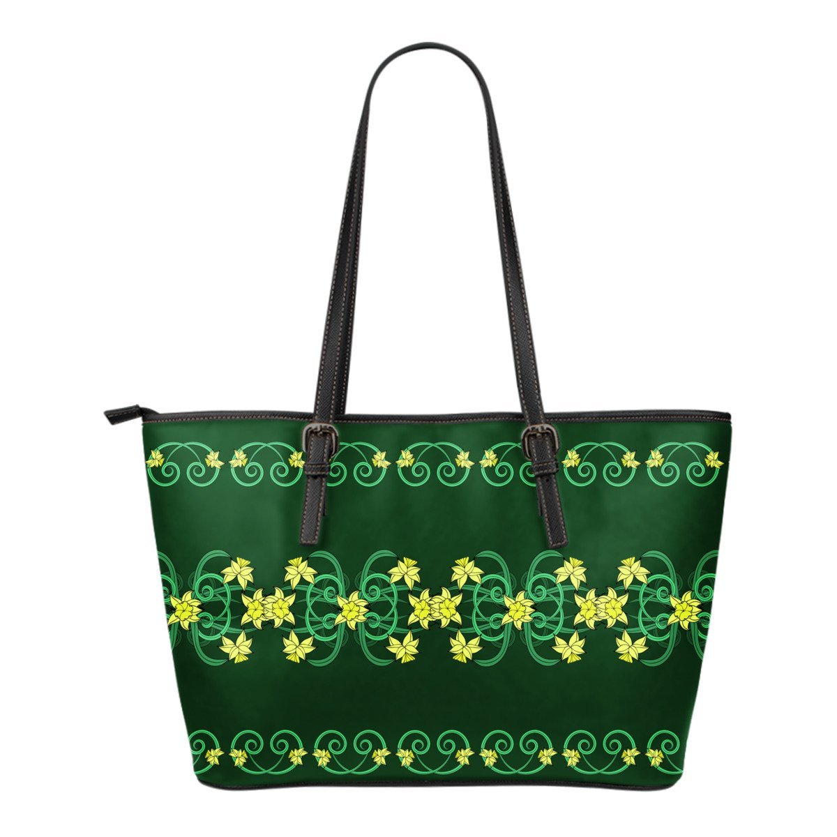 wales-daffodil-small-leather-tote-bag