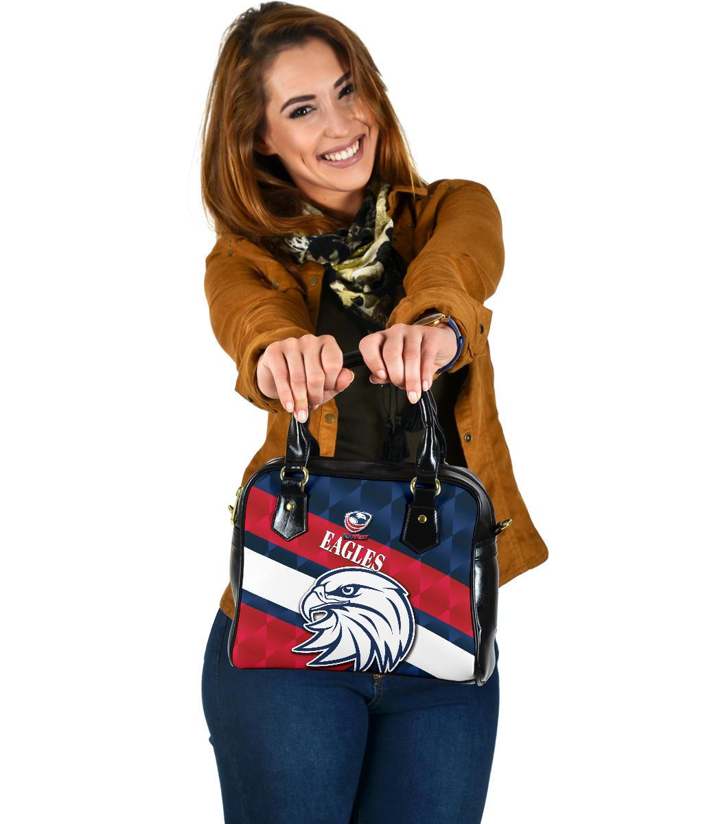 USA Rugby Shoulder Handbag Eagles Sporty Style - Vibe Hoodie