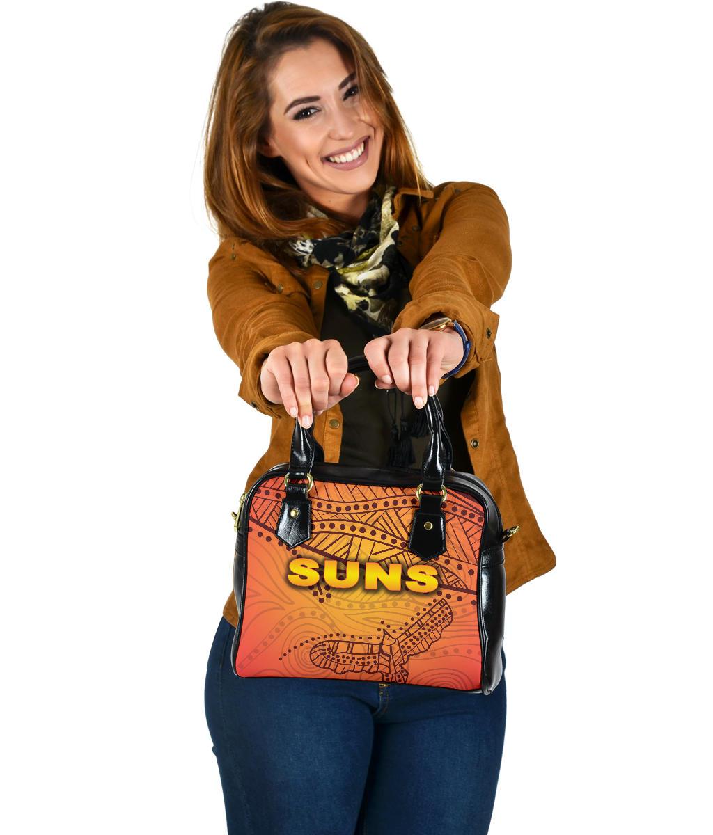 Gold Coast Shoulder Handbag Suns Simple Indigenous - Vibe Hoodie