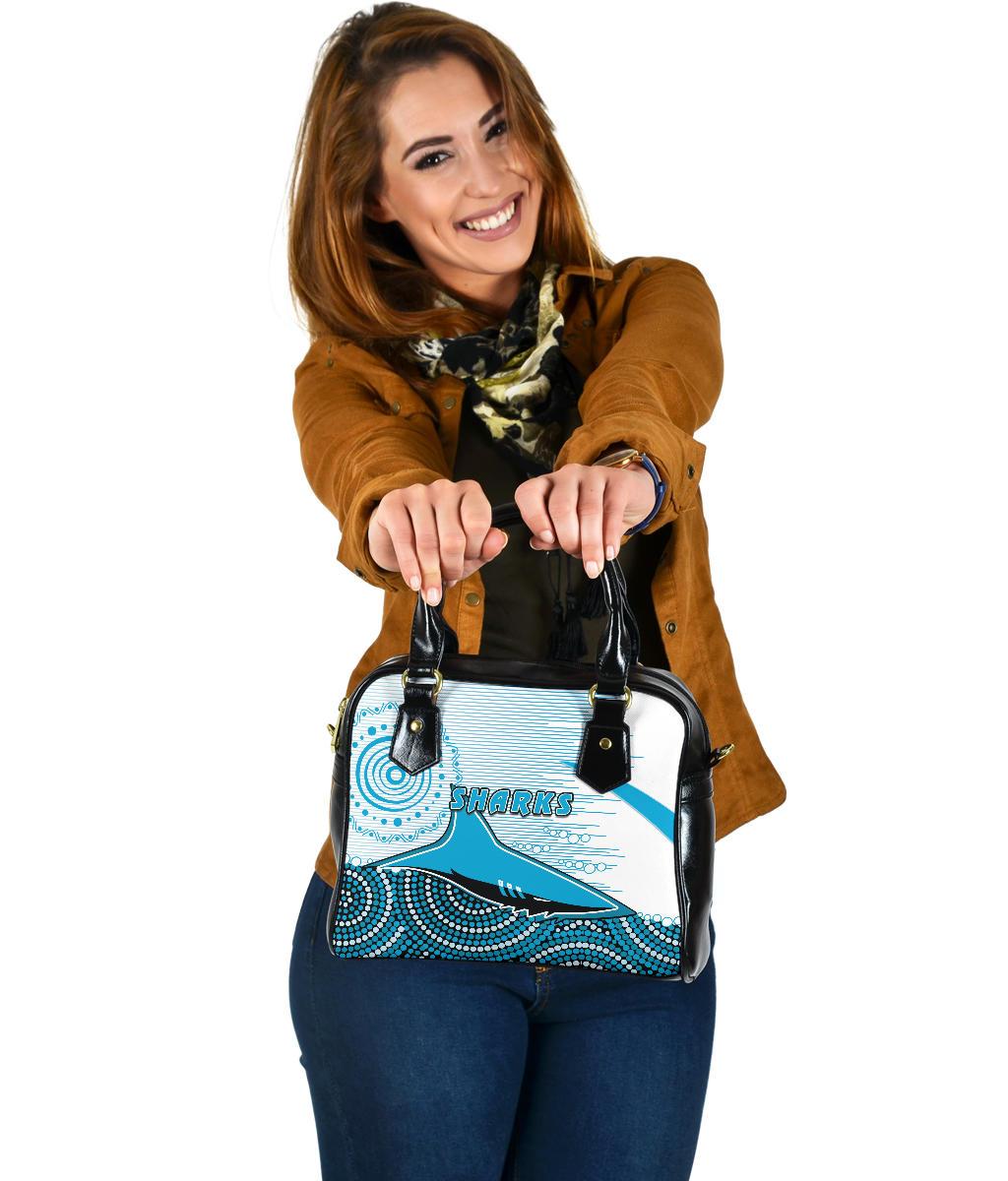 Sharks Shoulder Handbag Cronulla Indigenous Unique - Vibe Hoodie