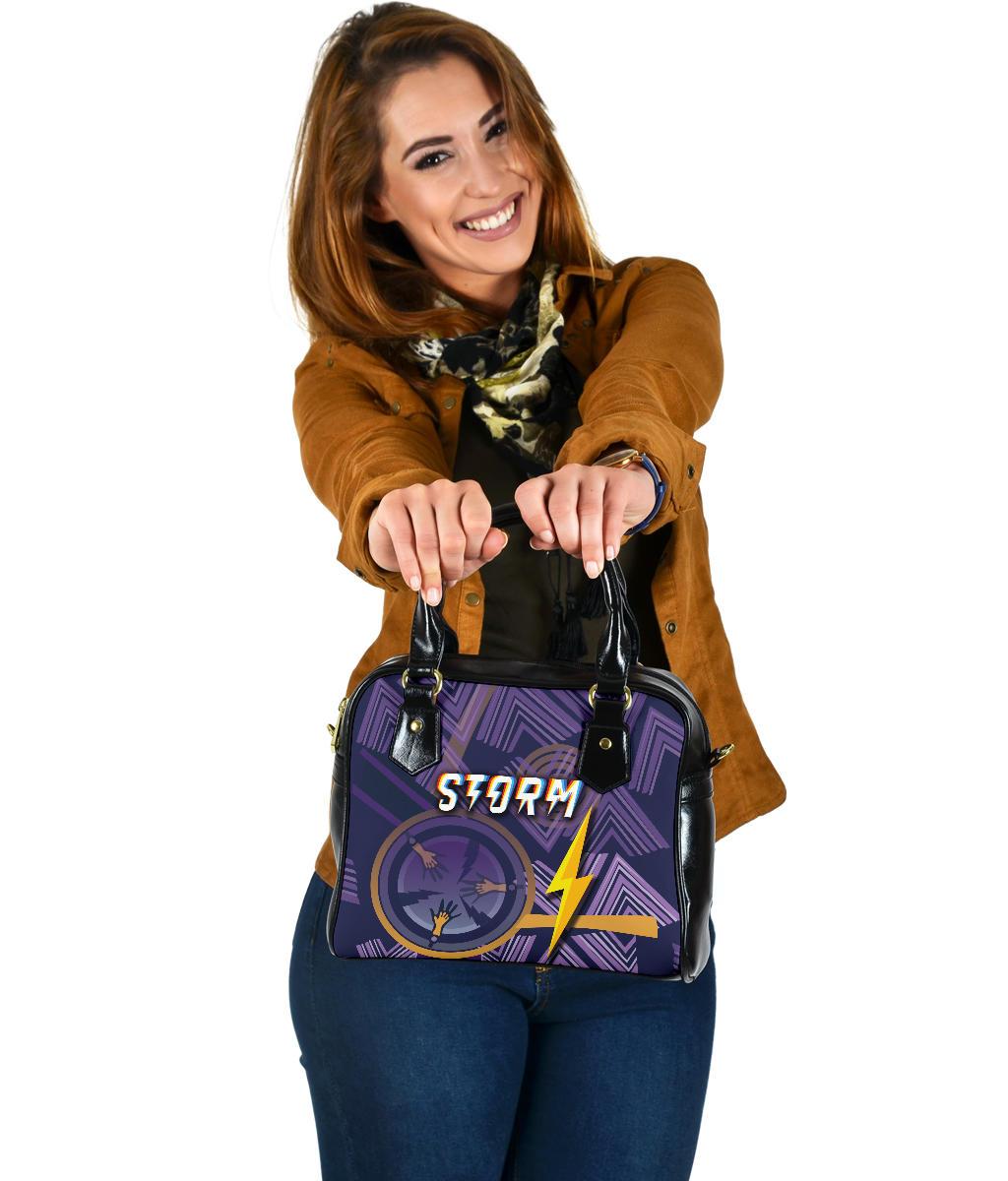 Storm Shoulder Handbag Simple Indigenous - Purple - Vibe Hoodie