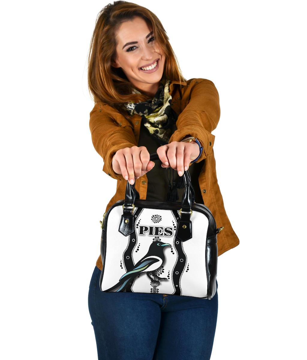 Collingwood Shoulder Handbag Pies Indigenous - White - Vibe Hoodie