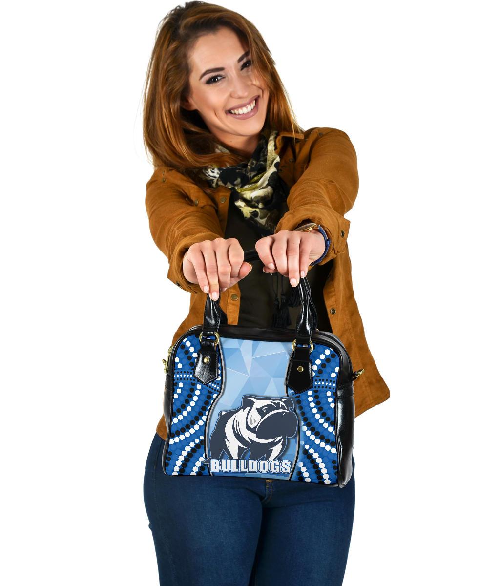 Bulldogs Shoulder Handbag Indigenous Snappy - Vibe Hoodie