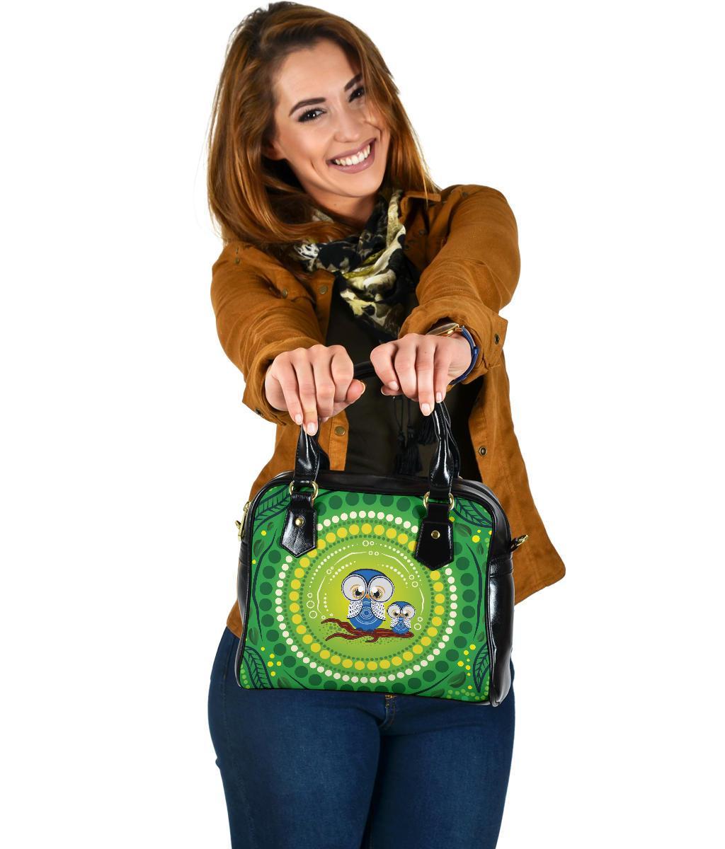 Shoulder Handbag - Indigenous Owl - Vibe Hoodie