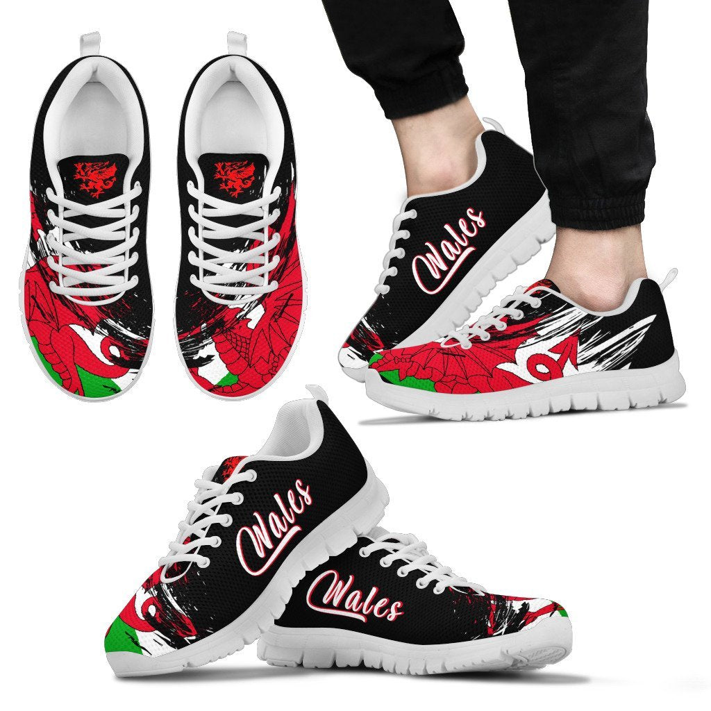 wales-flag-sneakers-art-style