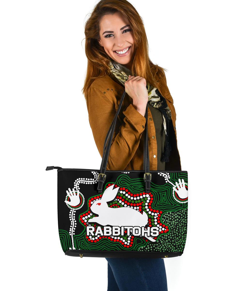 rabbitohs-large-leather-tote-bag-aboriginal-2