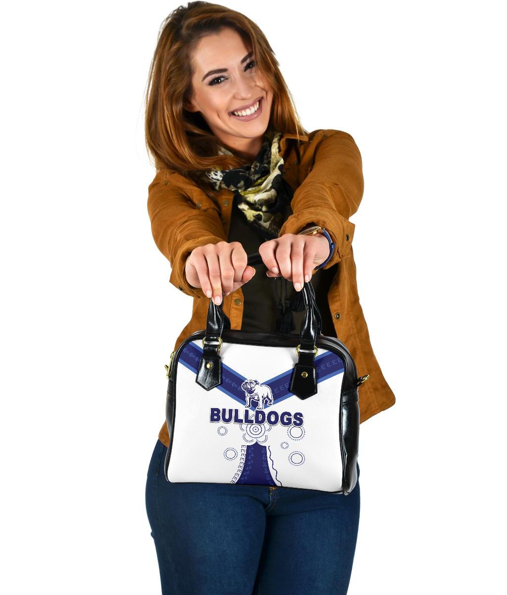 Canterbury-Bankstown Bulldogs Shoulder Handbag Simple Indigenous - Vibe Hoodie