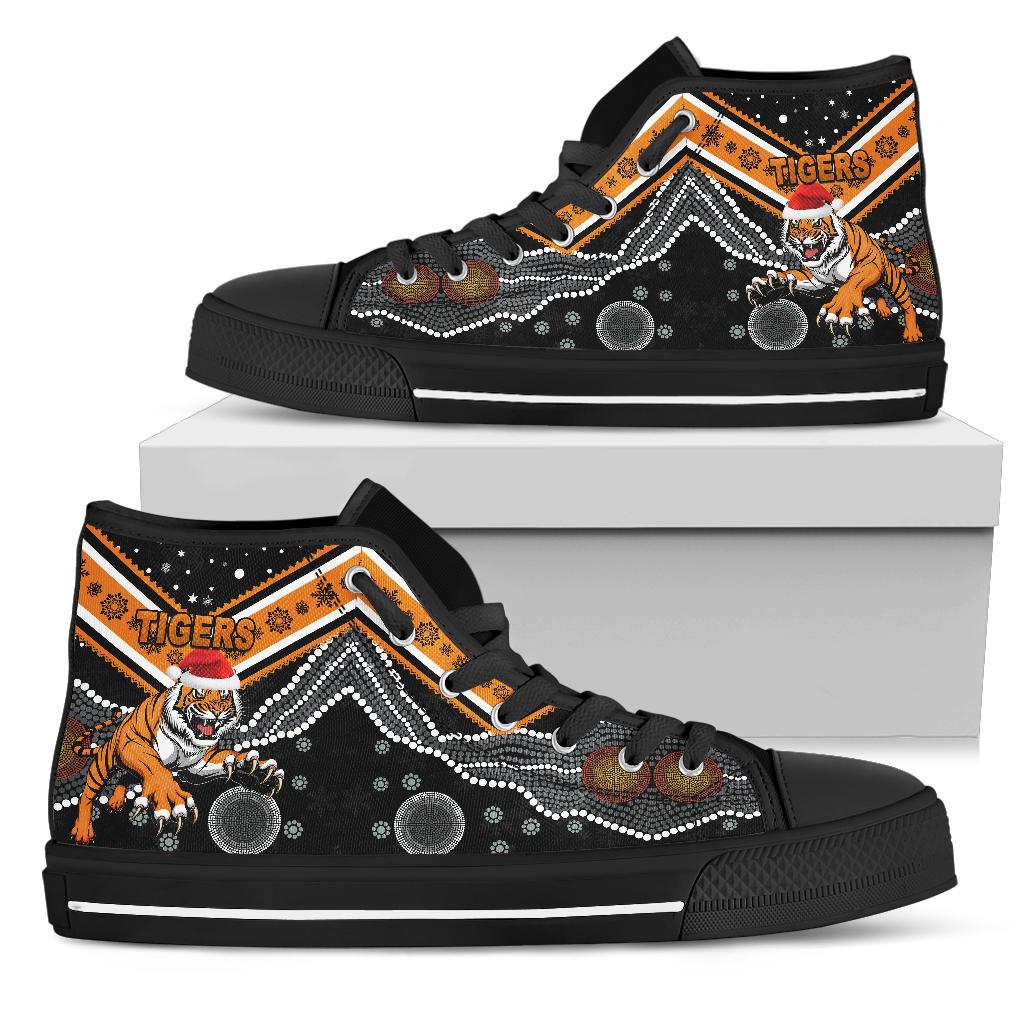 wests-christmas-hight-top-shoe-tigers-indigenous