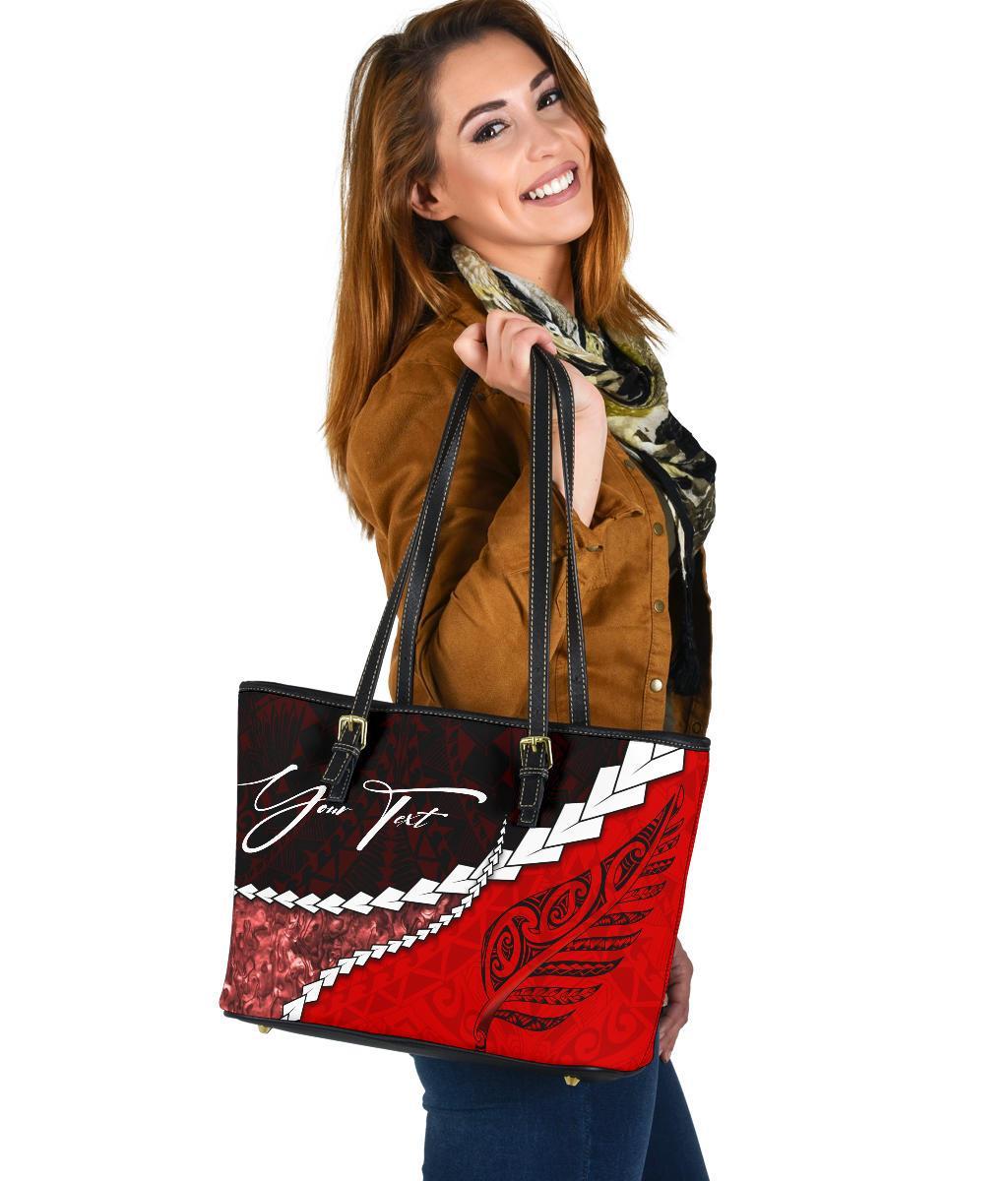 signature-custom-paua-shell-maori-silver-fern-leather-tote-bag-red