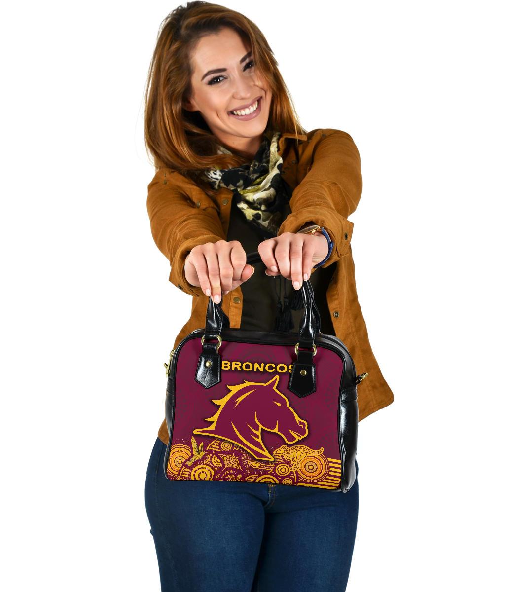 Brisbane Shoulder Handbag Broncos Indigenous - Vibe Hoodie