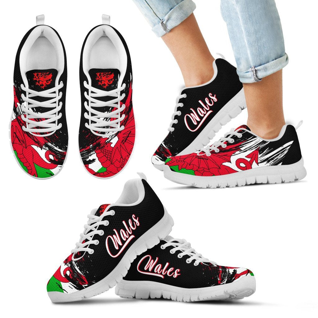 wales-flag-sneakers-art-style