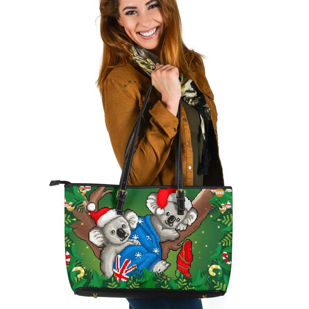 christmas-large-leather-tote-bag-australia-flag-with-koala-ugly-christmas