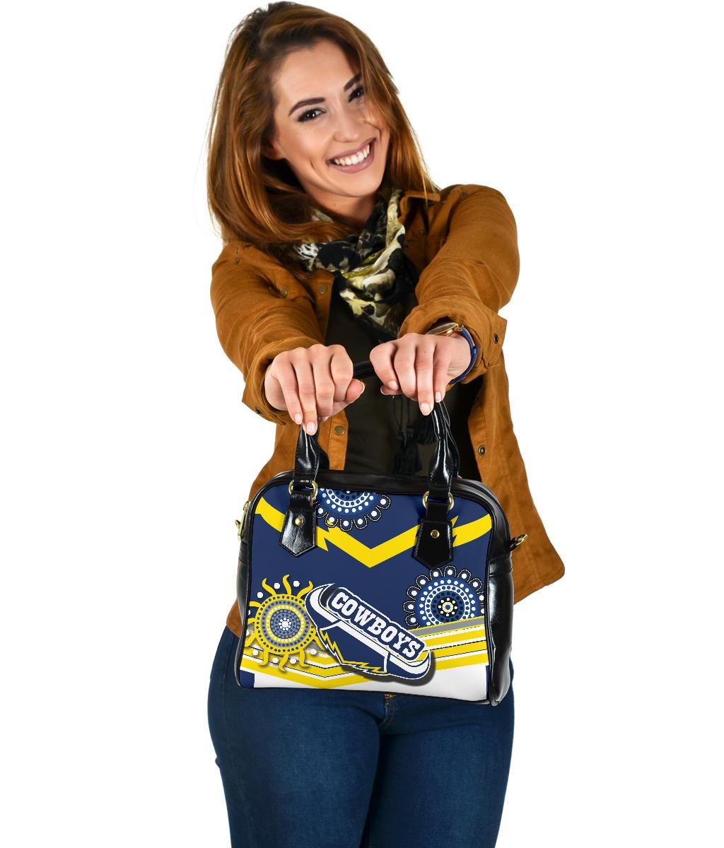 Proud Cowboys Shoulder Handbag Indigenous North Queensland - Vibe Hoodie