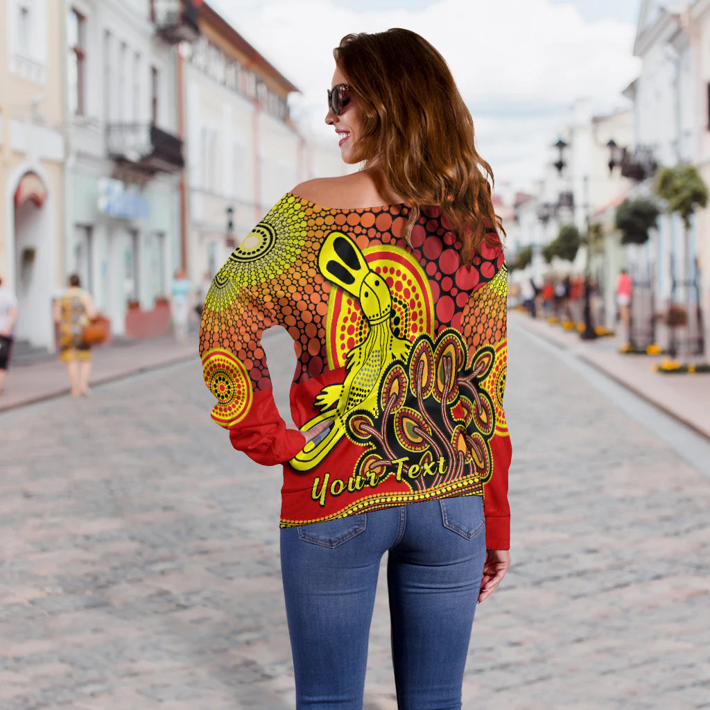 custom-personalised-aboriginal-platypus-off-shoulder-sweater-tree-on-the-hill-sunshine