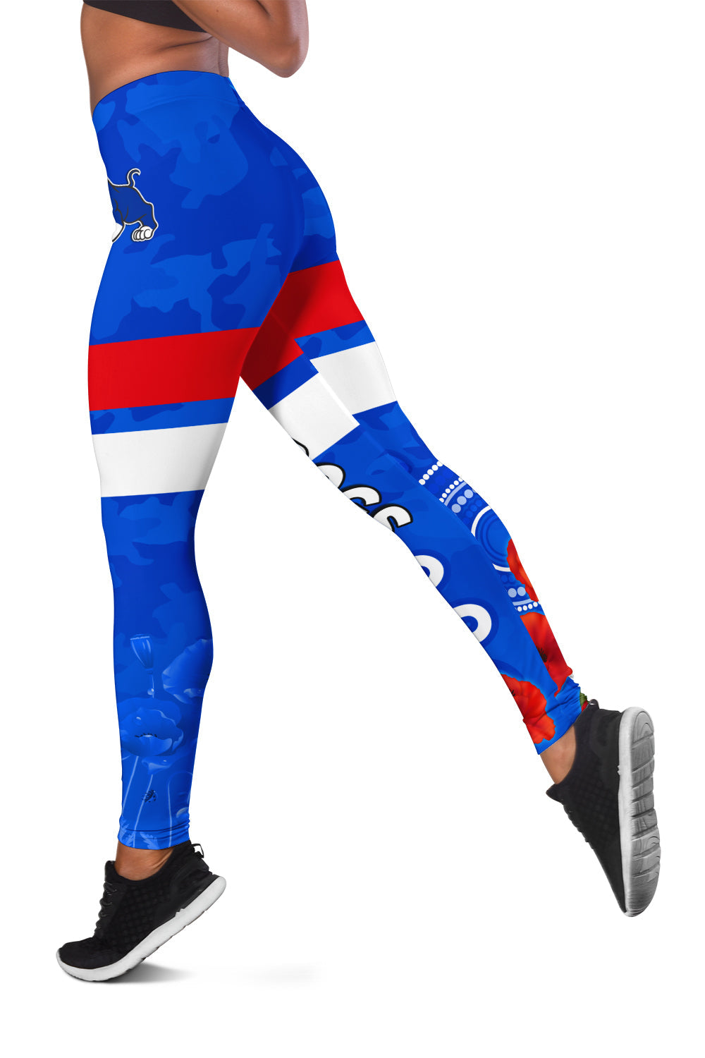 bulldogs-anzac-2022-women-leggings-western-dogs-aboriginal-poppy