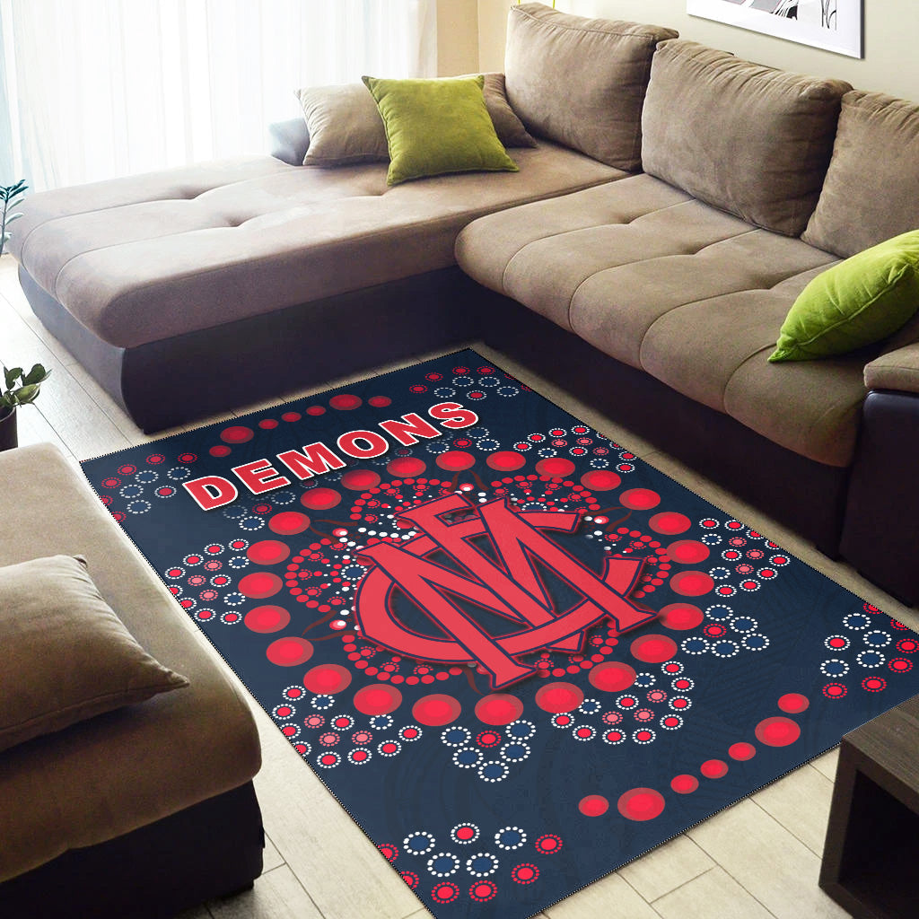 demons-football-area-rug-melbourne-indigenous