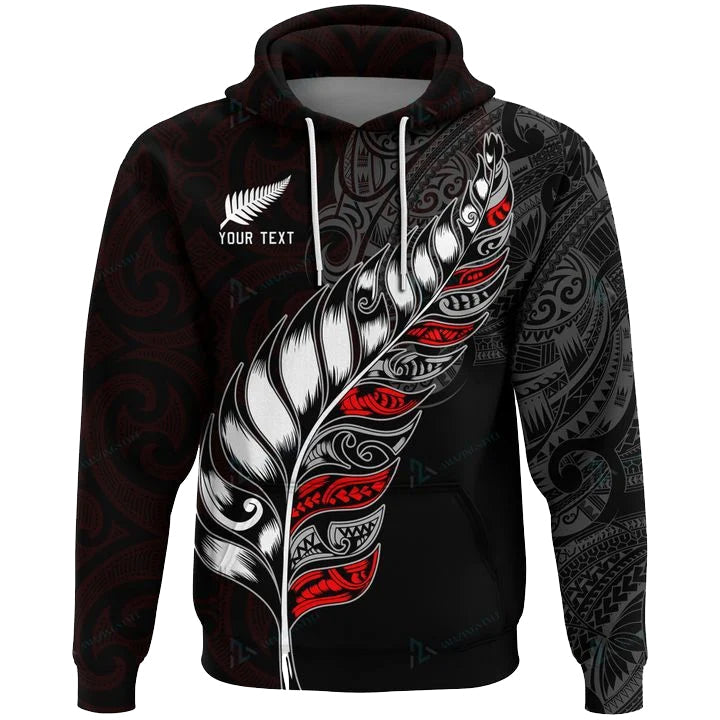 custom-personalised-aotearoa-hoodie-maori-silver-fern-hei-tiki-kiwi