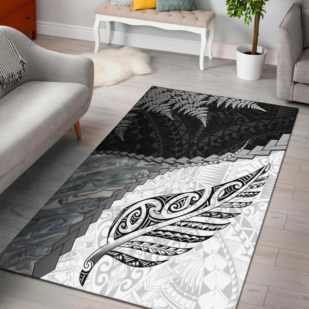 paua-shell-maori-silver-fern-area-rug-white