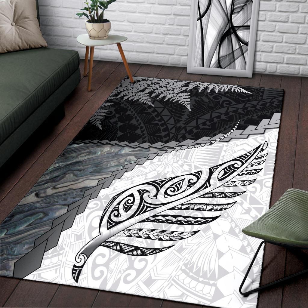 paua-shell-maori-silver-fern-area-rug-white