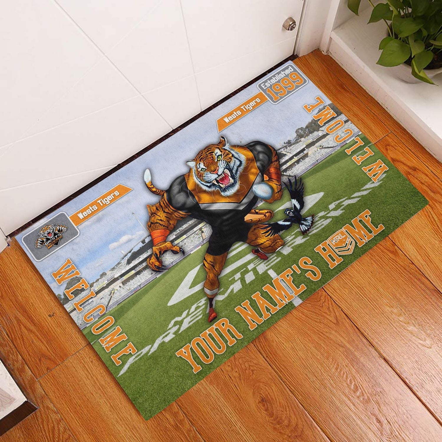 wests-tigers-3d-mascot-personalized-welcome-to-my-home-doormat