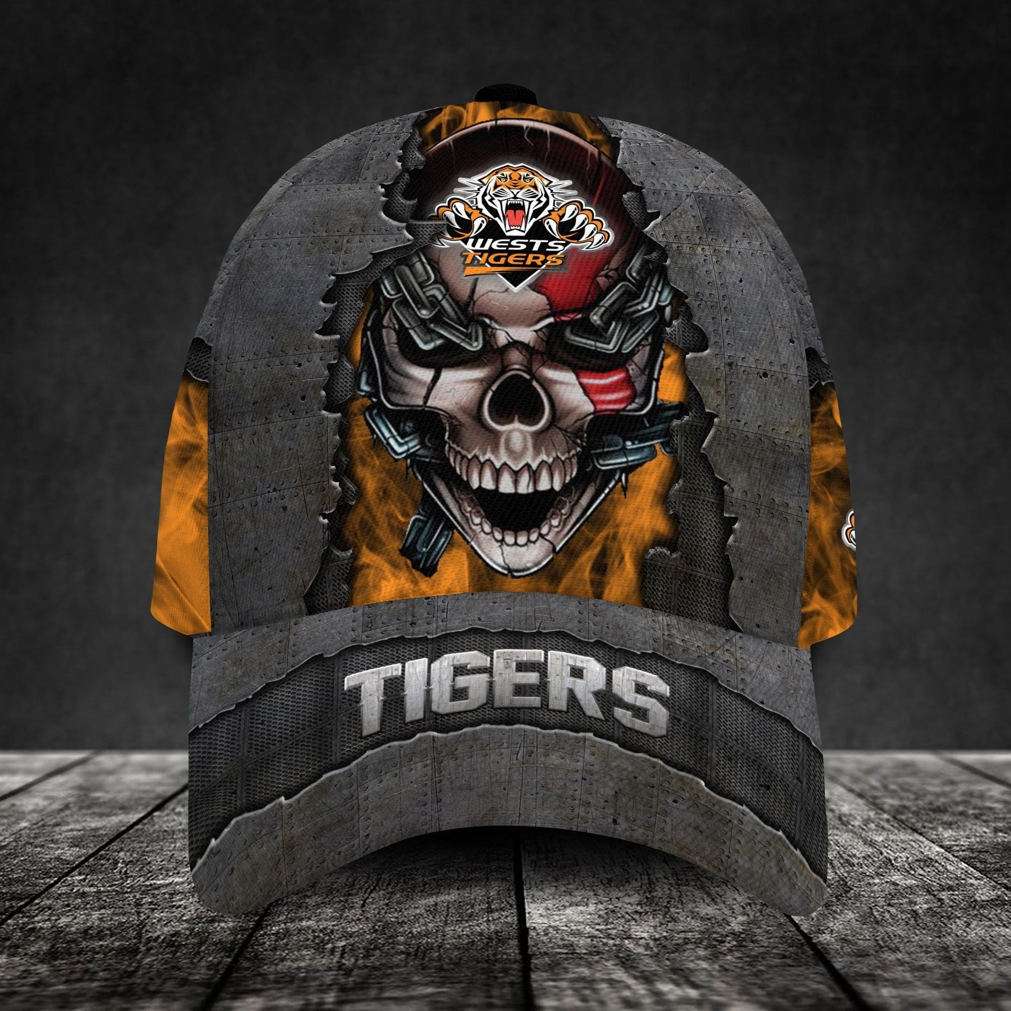 wests-tigers-3d-metal-skull-personalized-classic-cap-02