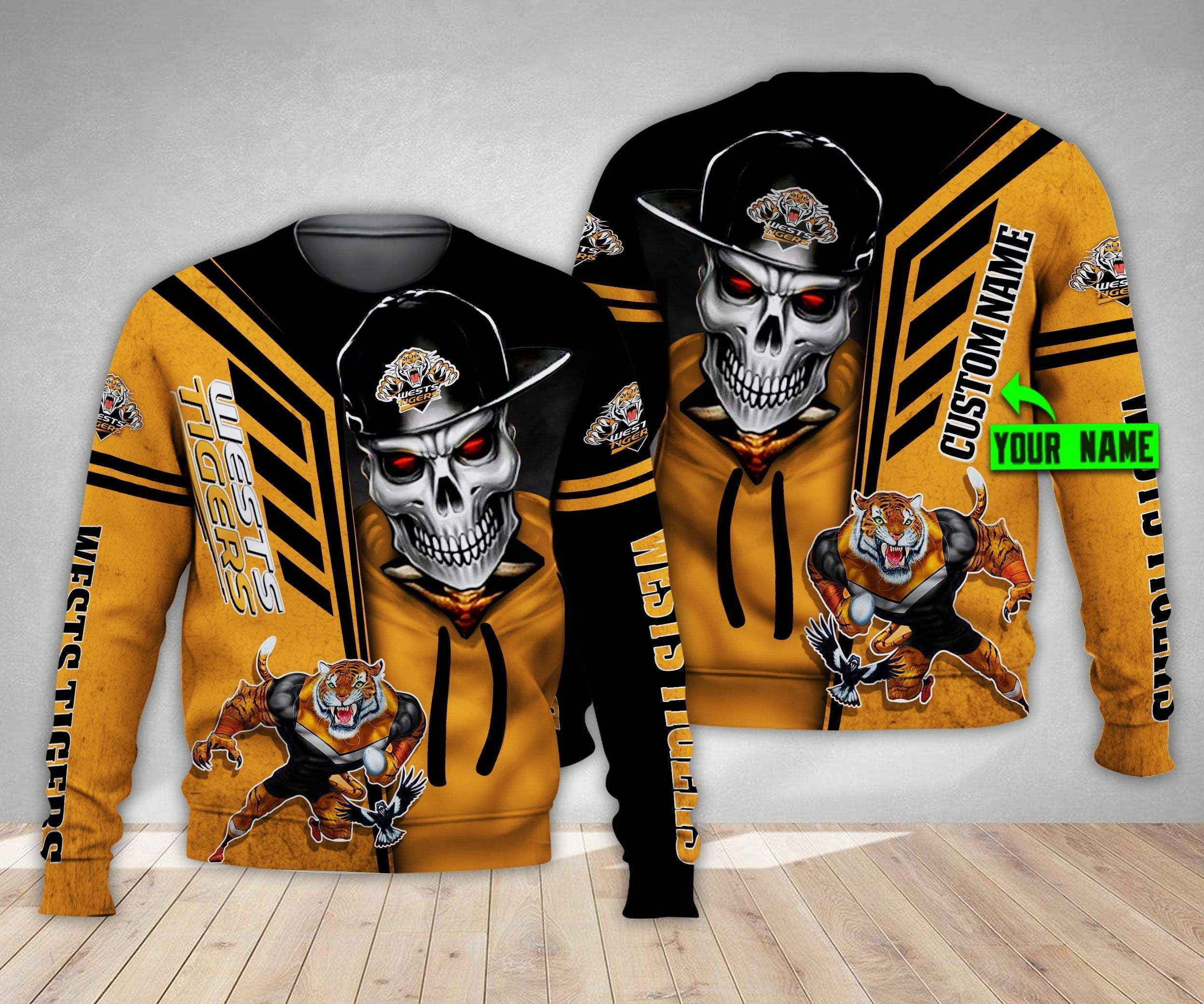 wests-tigers-nrl-skull-cap-personalized-custom-3d-hoodie