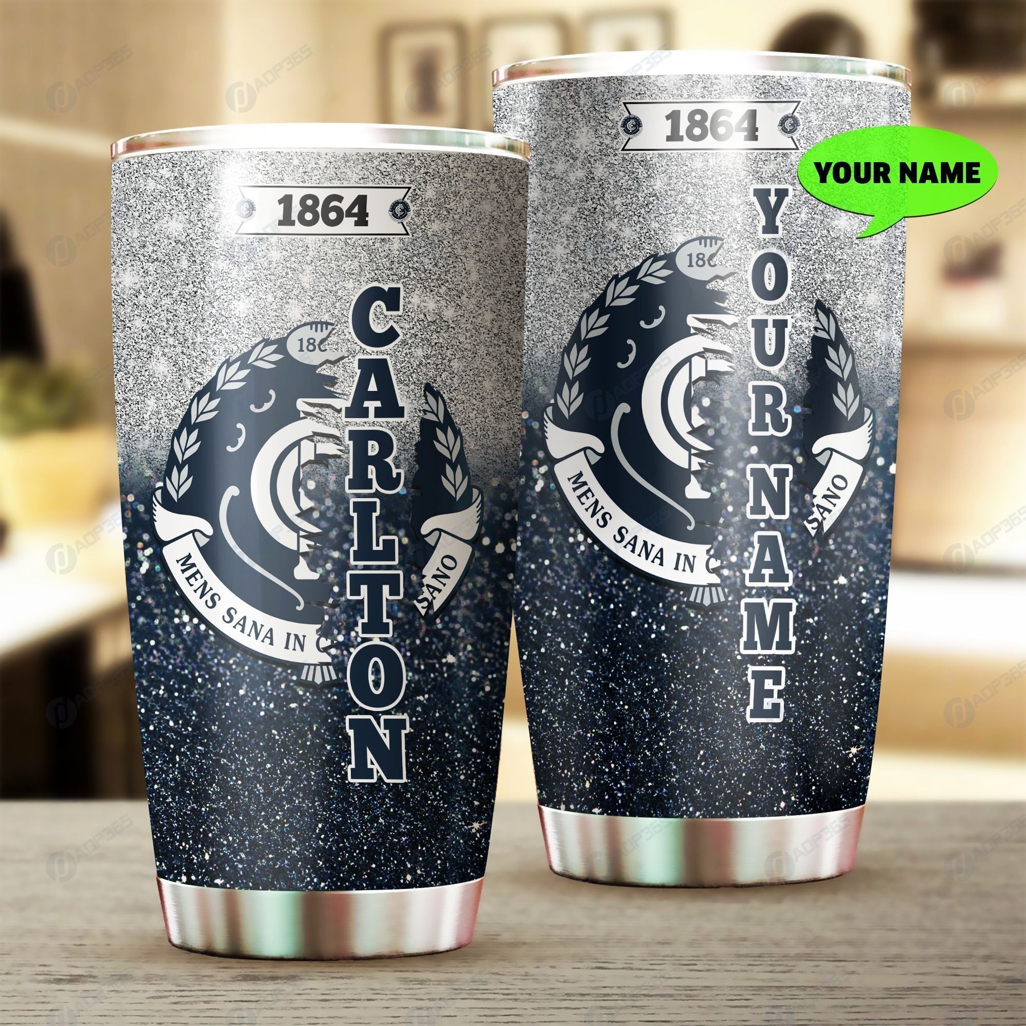 carlton-football-club-stainless-steel-tumbler-personalized