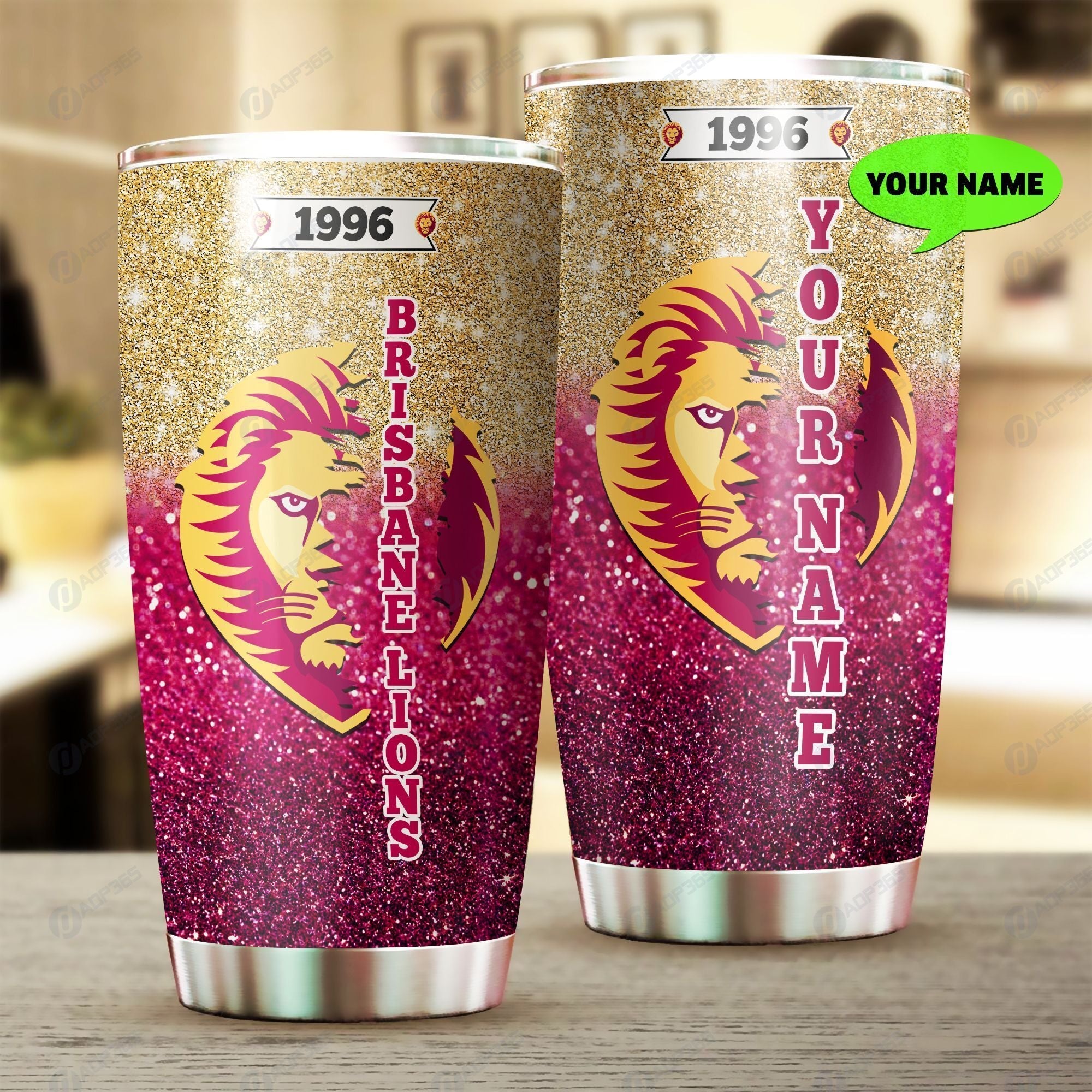 brisbane-lions-stainless-steel-tumbler-personalized