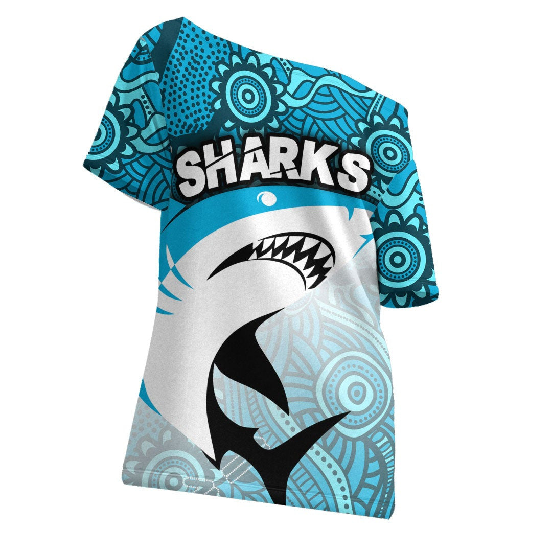 vibehoodie-shirt-cronulla-sutherland-sharks-indigenous-rugby-team-off-shoulder-t-shirt