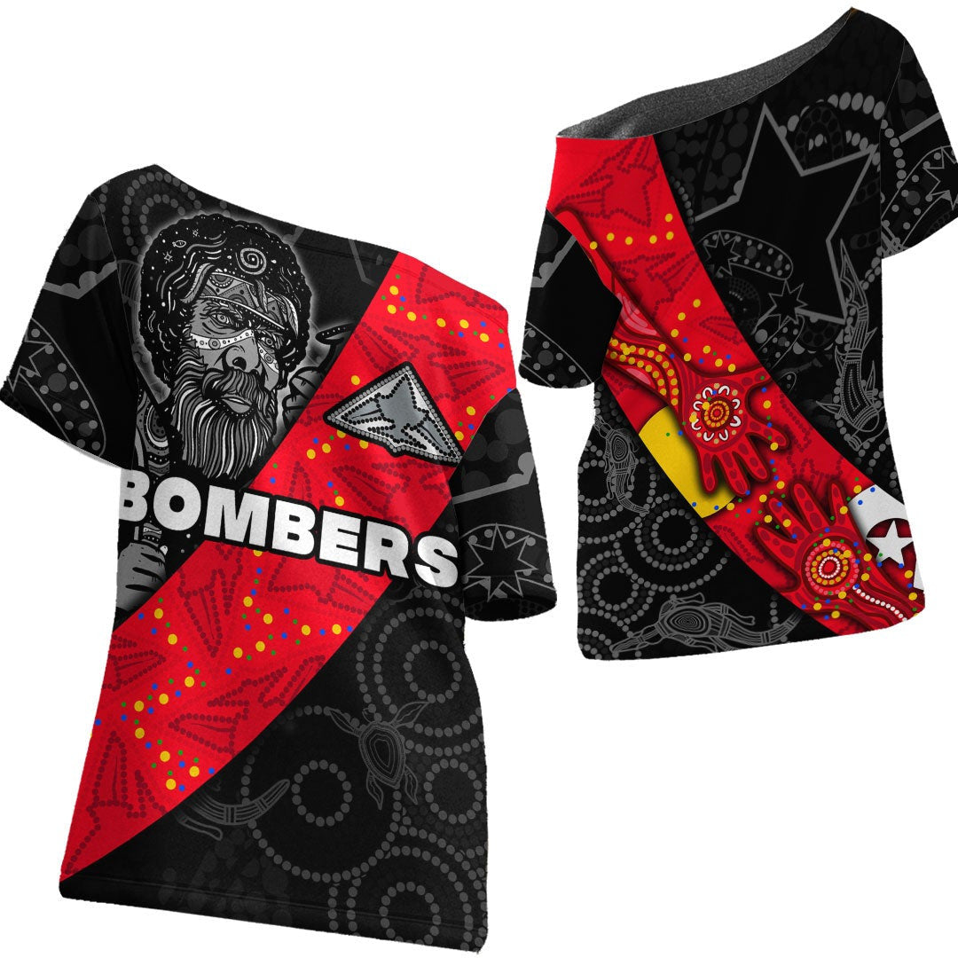 vibehoodie-shirt-essendon-bombers-indigenous-football-team-off-shoulder-t-shirt