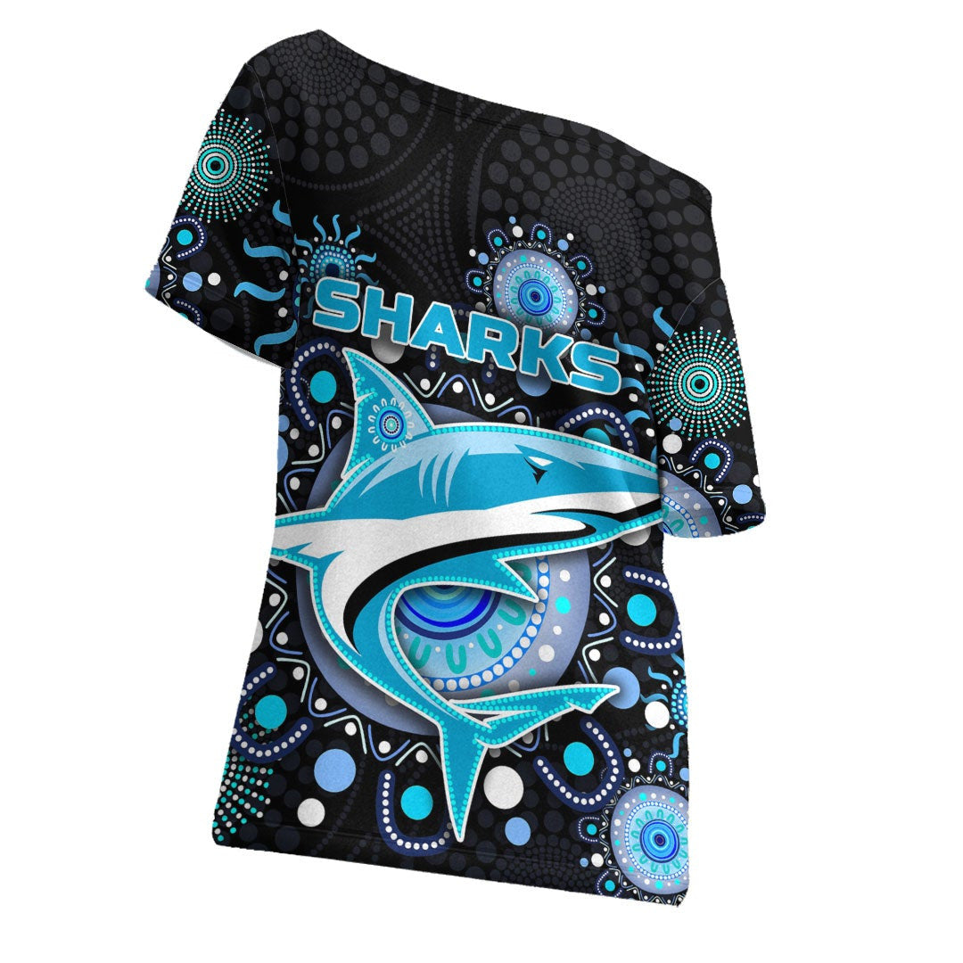 vibehoodie-shirt-cronulla-sutherland-sharks-indigenous-black-rugby-team-off-shoulder-t-shirt